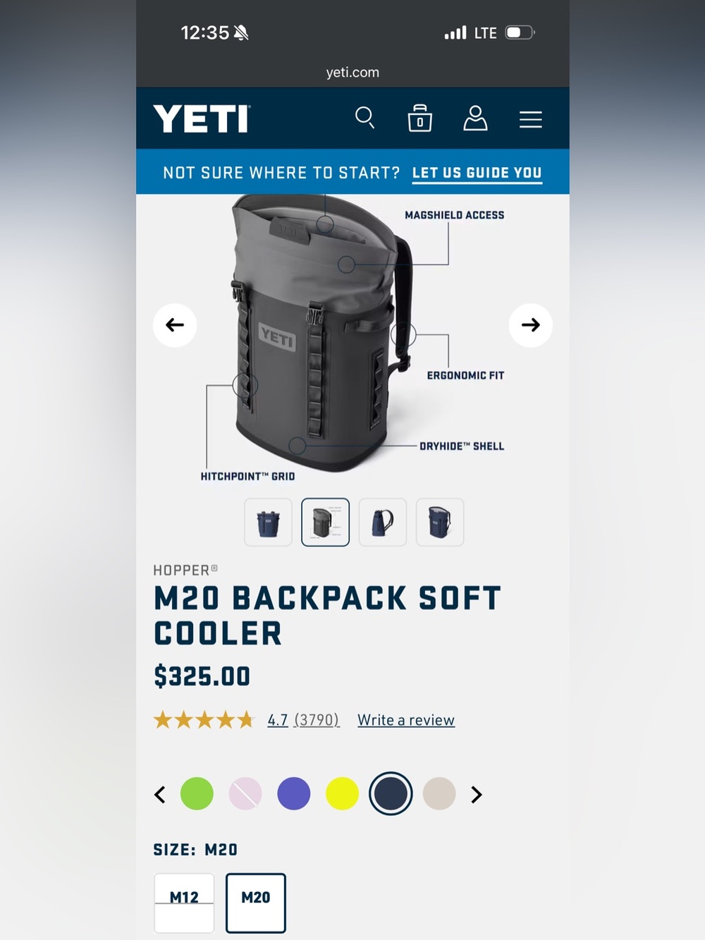 Yeti Hopper m20 cooler backpack - Picture 2 of 13